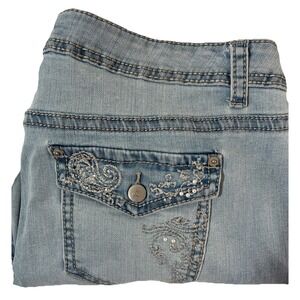 Venezia Women's Size 18 Denim Capri Jeans Blue Vintage Y2K